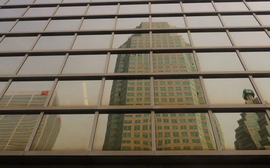 Office towers at Brookfield Place in Toronto's financial district