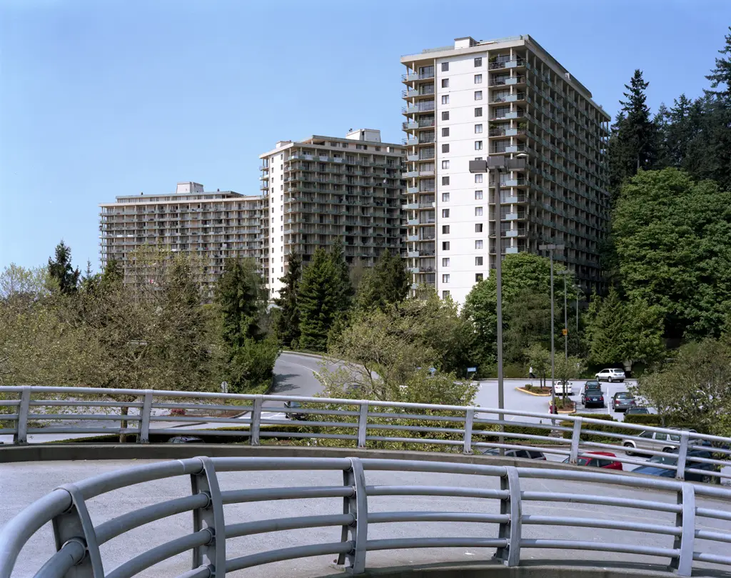 Rental apartment buildings in North Vancouver, British Columbia
