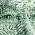 Close-up of a Canadian 20 dollar polymer banknote